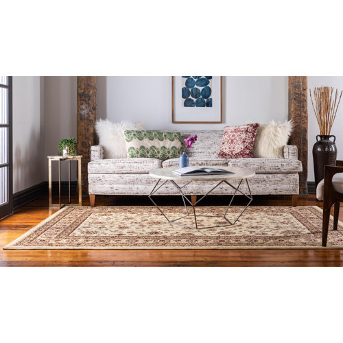 Astoria Grand Niles Performance Cream Rug & Reviews Wayfair